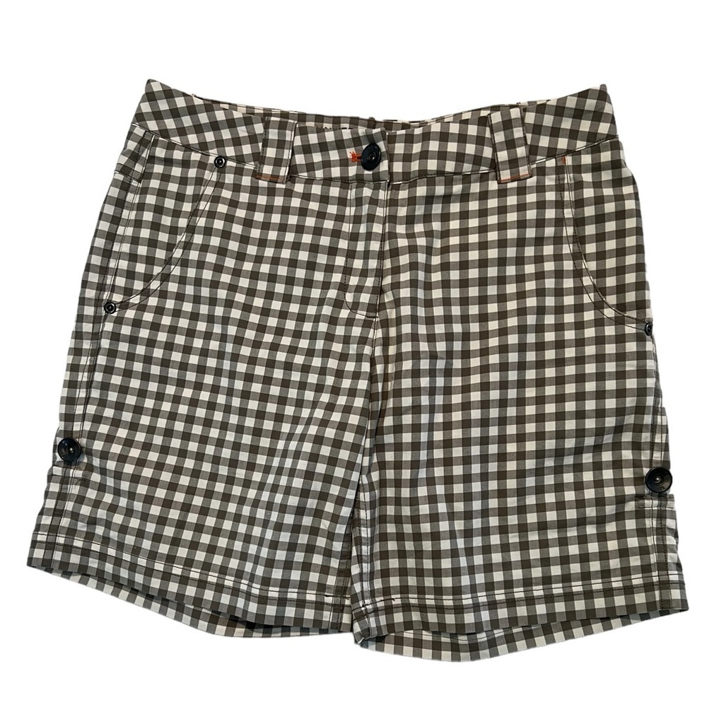 Nike Golf Dri-Fit Olive Gingham Shorts Women’s Size 4​​​​